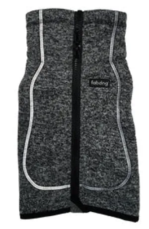GREY FABSPORT ZIP-UP DOG COAT