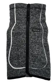 GREY FABSPORT ZIP-UP DOG COAT