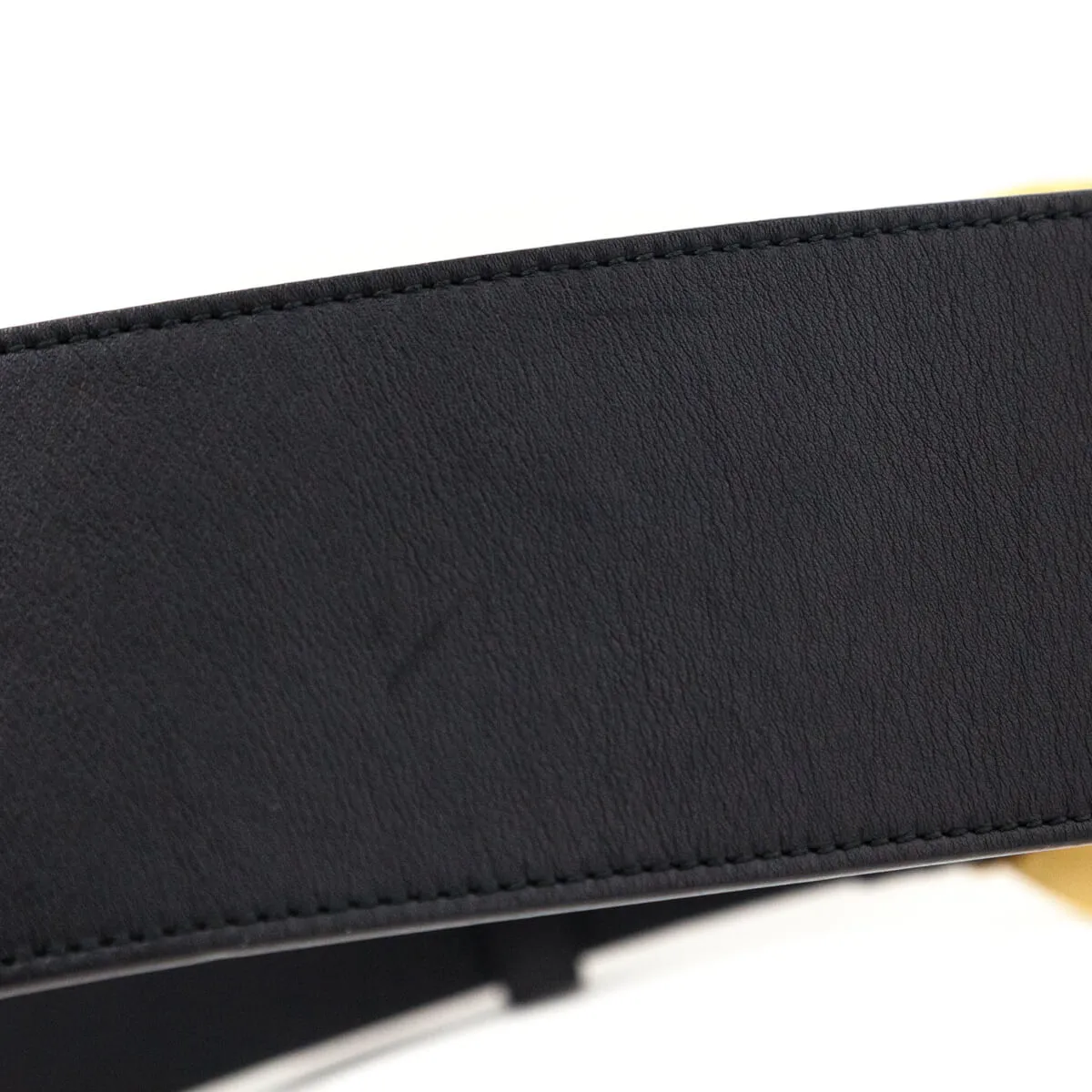 Gucci Black Double G Logo Belt