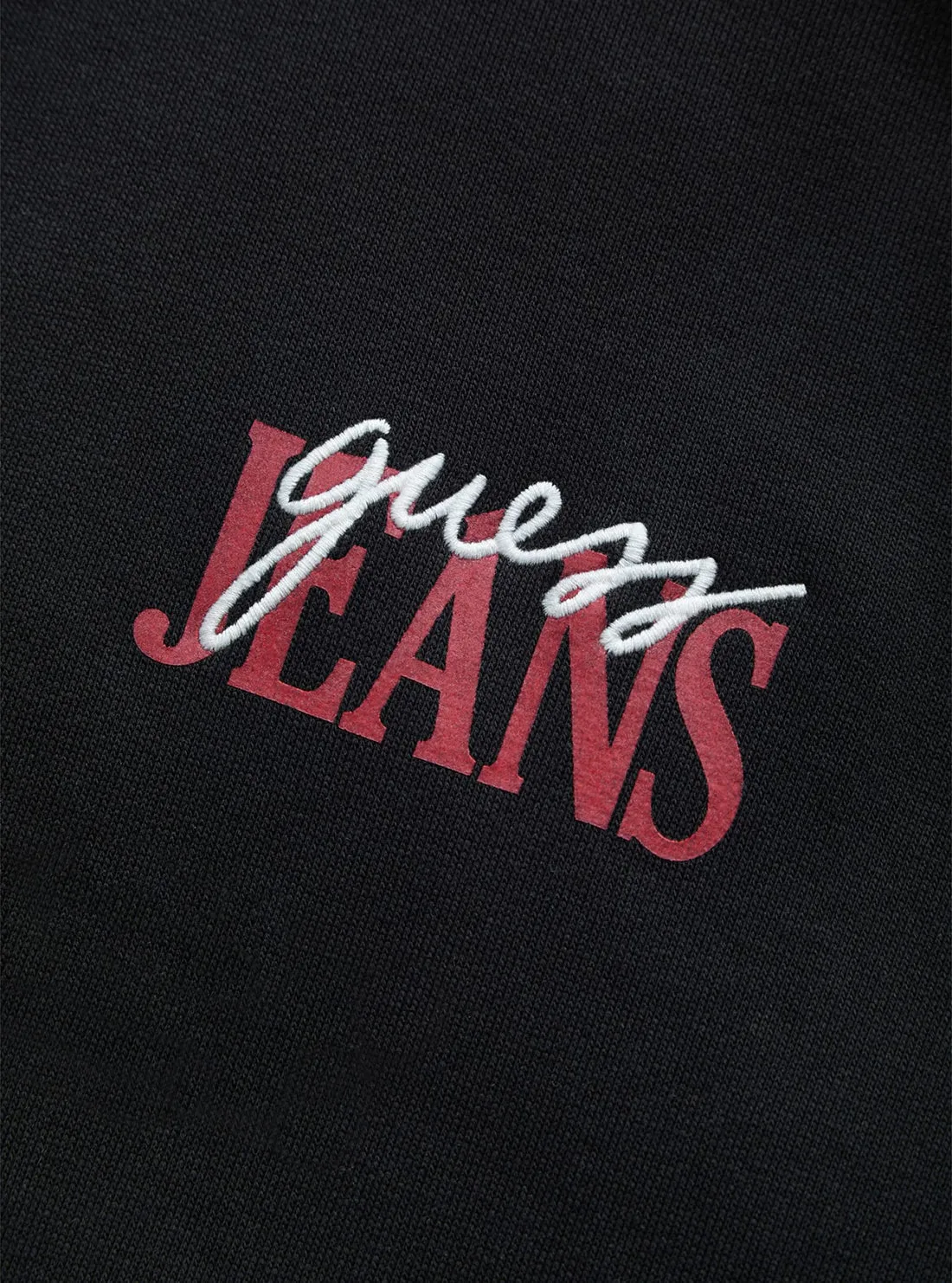 Guess Jeans Black Hoodie Jumper