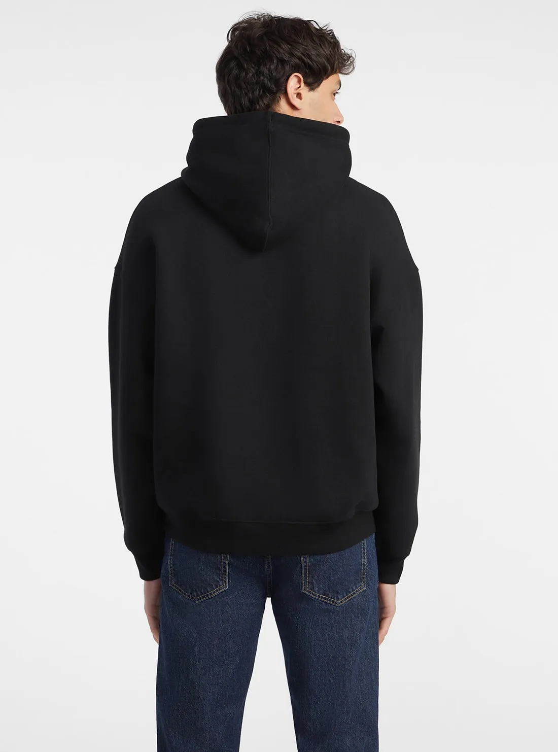 Guess Jeans Black Hoodie Jumper
