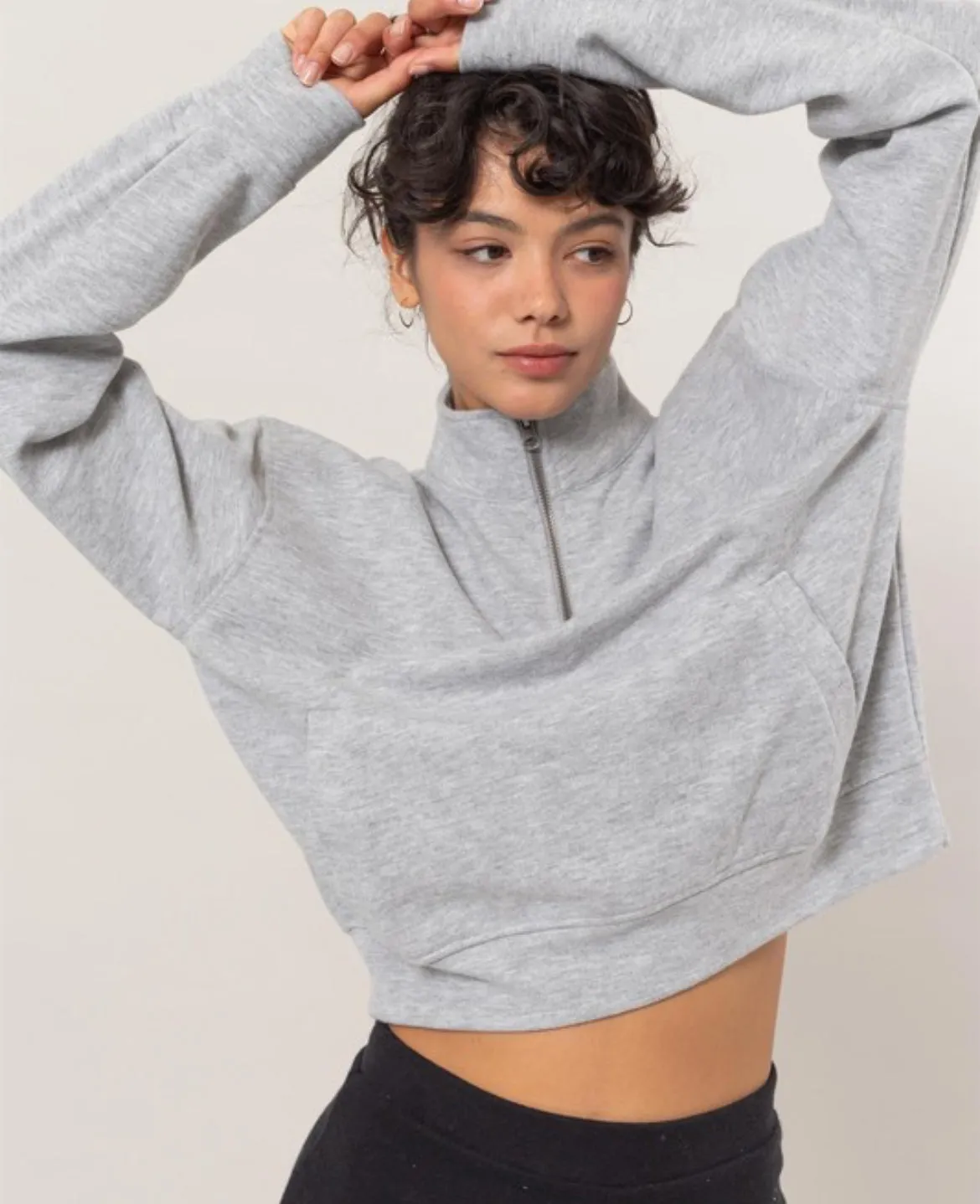 Half Zip Sweatshirt