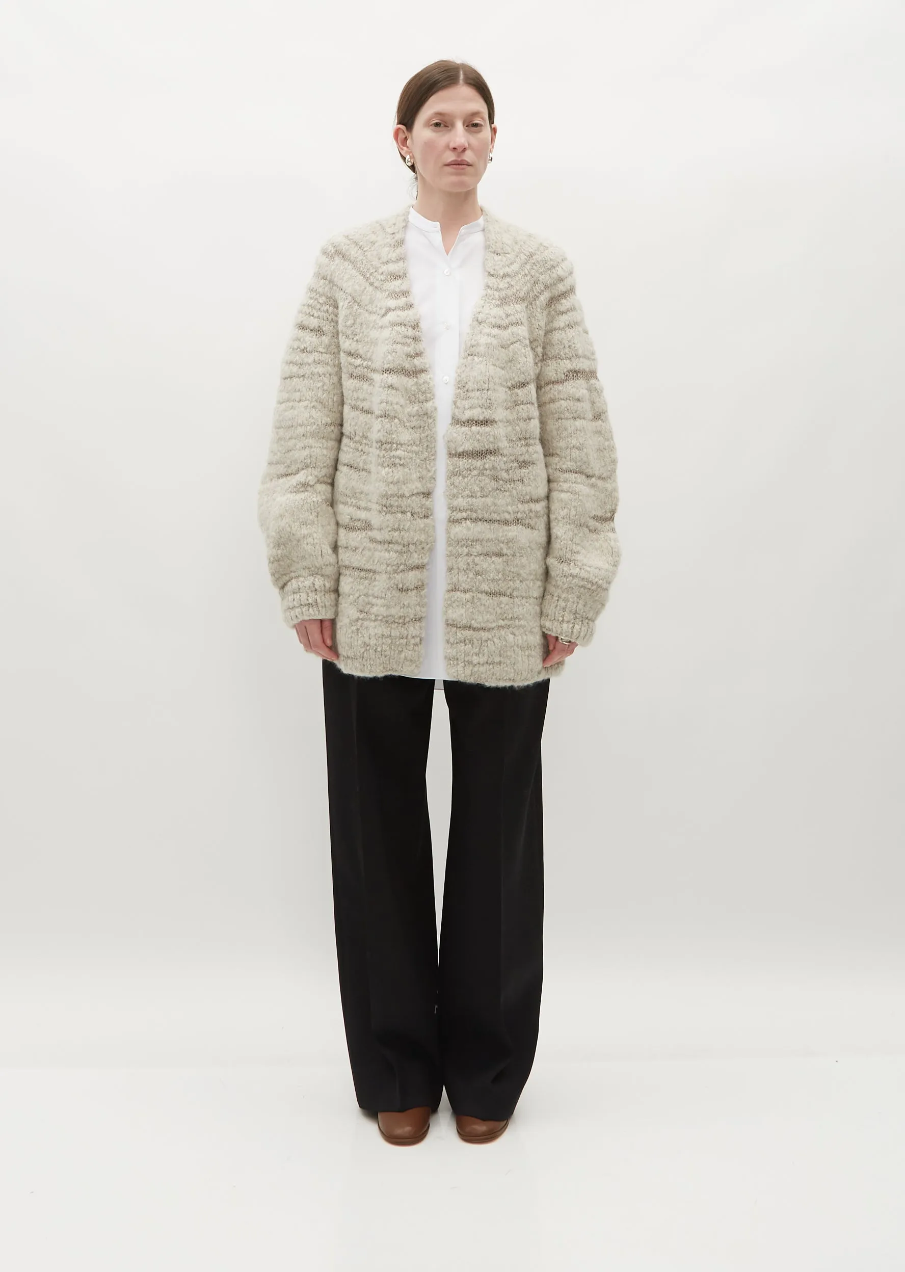 Handknit Threadbare Cardigan