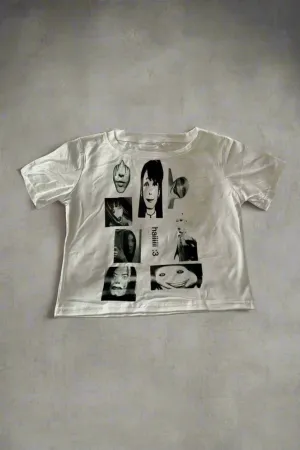 Haunting Faces Horror T-Shirt