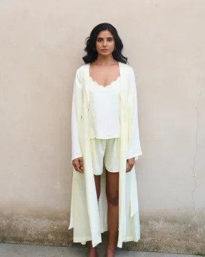 Ivory Yellow Robe