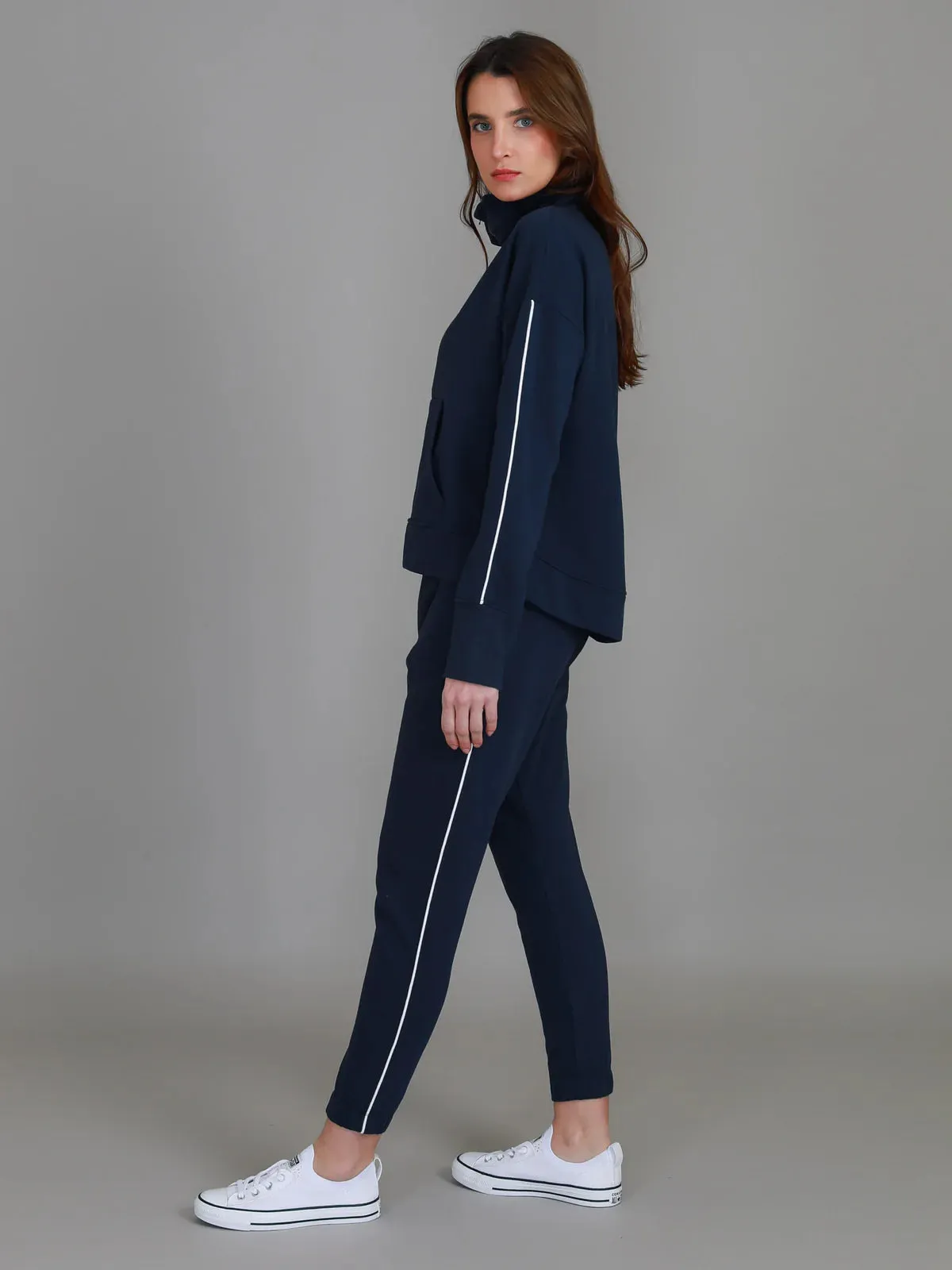Ivy Side Stripe Jacket - Ink