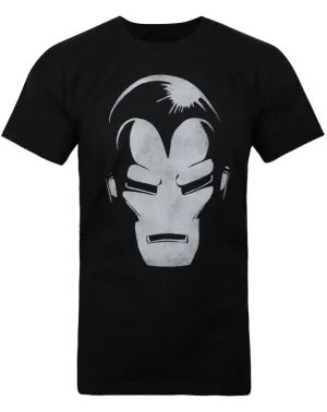 Jack Of All Trades Iron Man Dark Portrait Men's T-Shirt