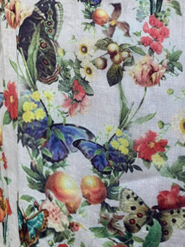 Jiva 50's Dress - Garden Print - Ramie