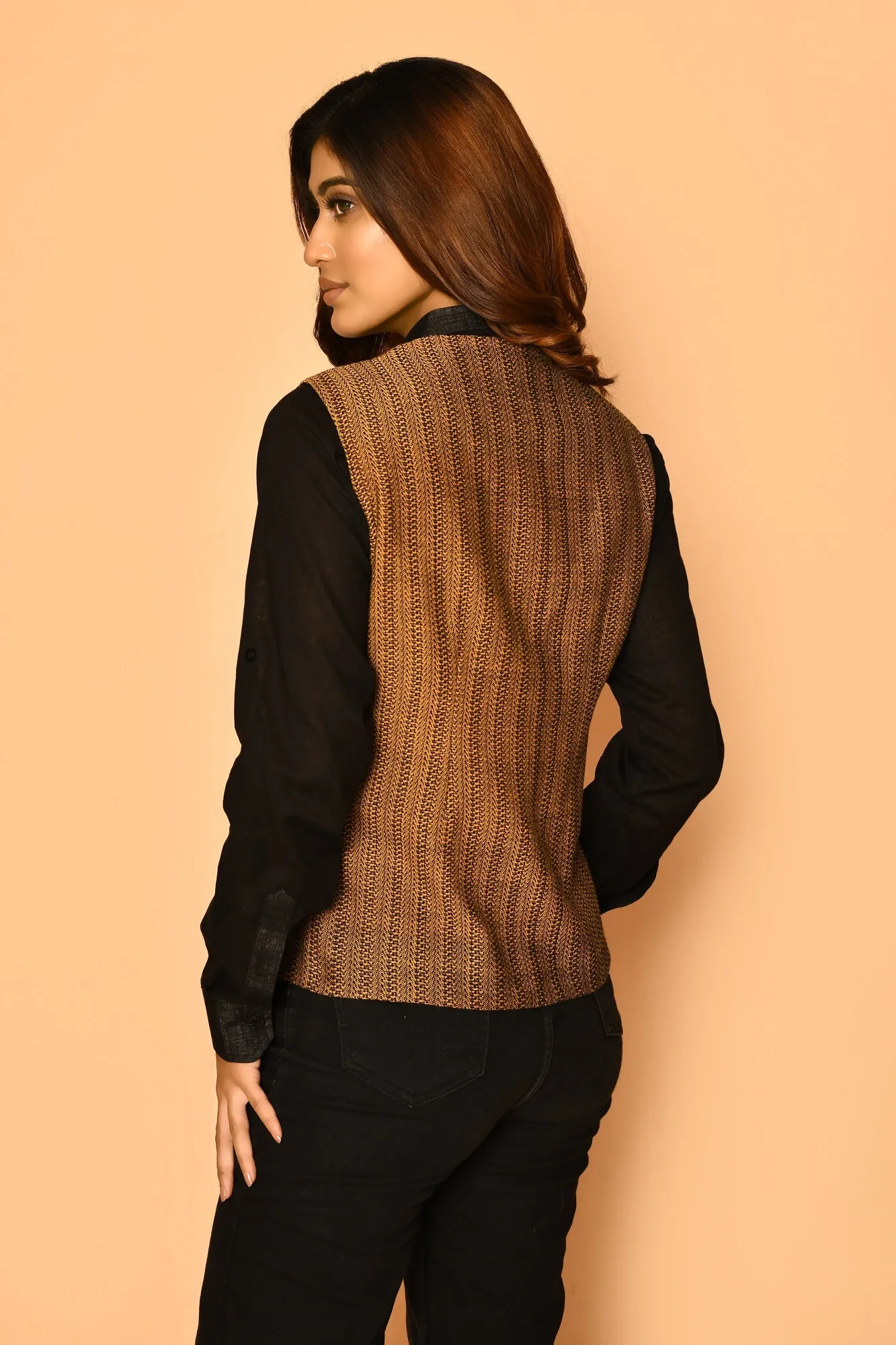 Kyra Handloom Cotton Waist Coat