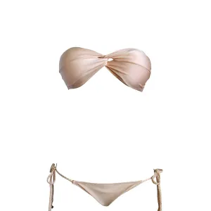 La Sirene Betin Bandeau Bikini - Nude