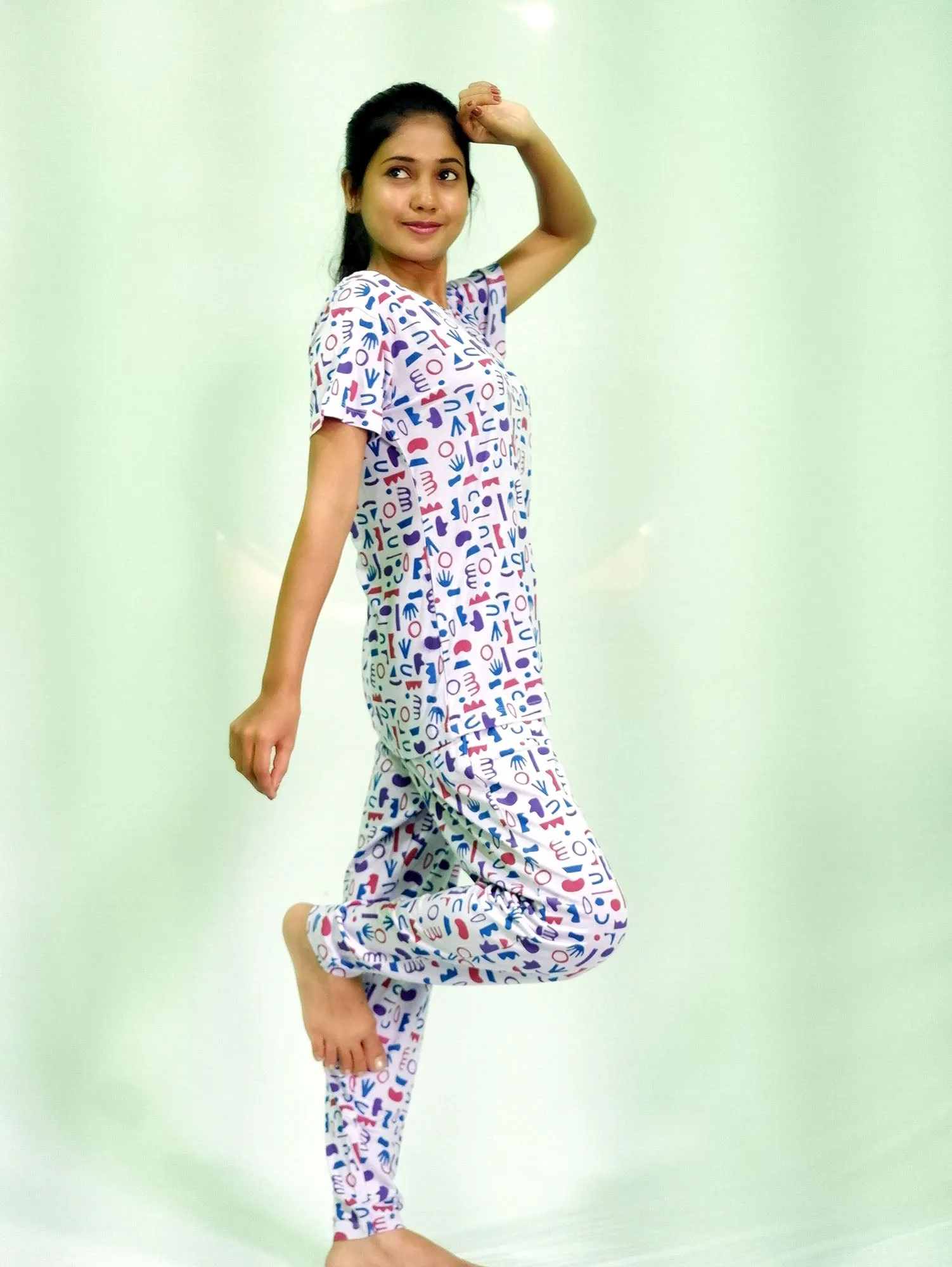 Lavender Dreamland Women's Pajamas Set in TENCEL™