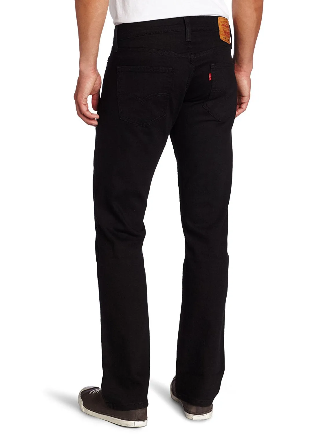 Levi's Men's 514 Straight fit Stretch Jean Black