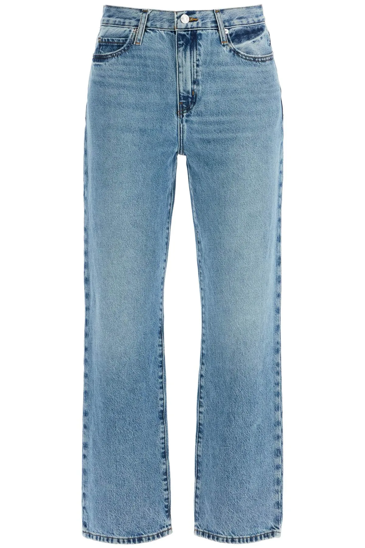 light blue high-waisted straight ankle jeans le jane LJNA105 SEATTLE