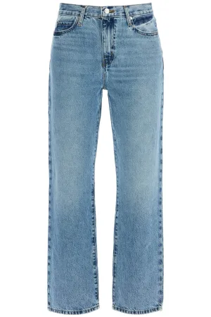 light blue high-waisted straight ankle jeans le jane LJNA105 SEATTLE
