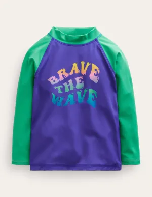Logo Rash Vest-Bluing