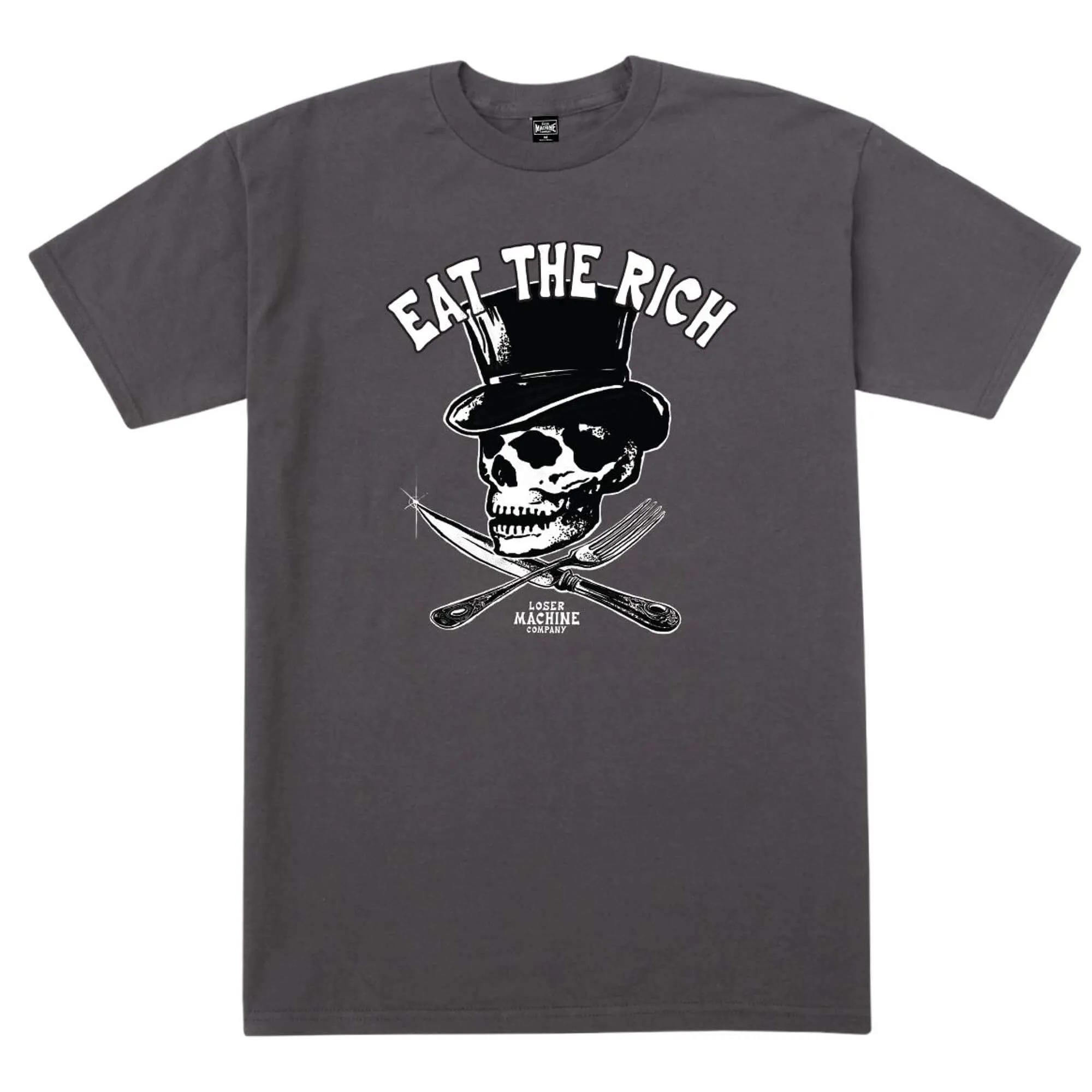 Loser Machine Eat The Rich T-Shirt | Military Green