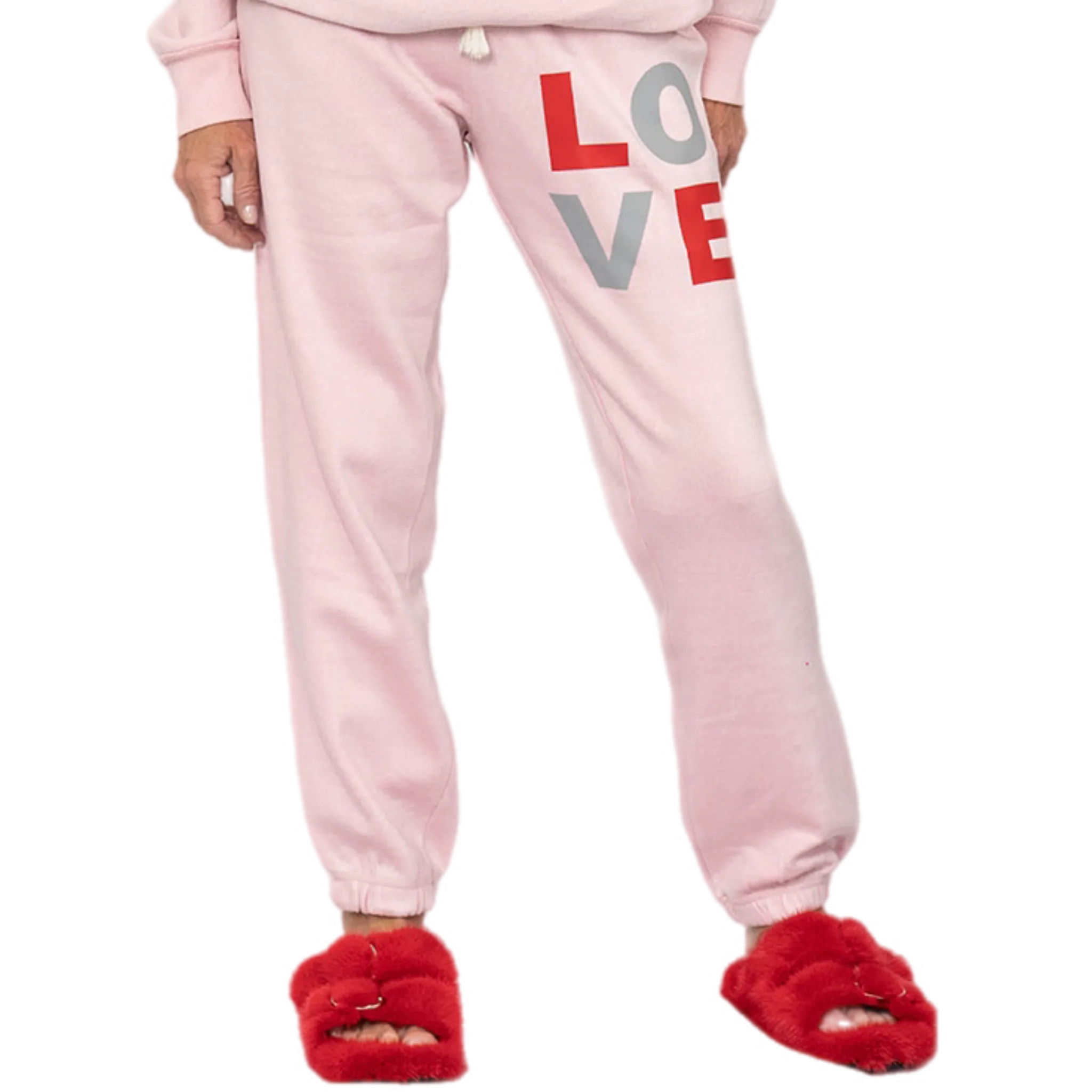 Love Boyfriend Pants Pink
