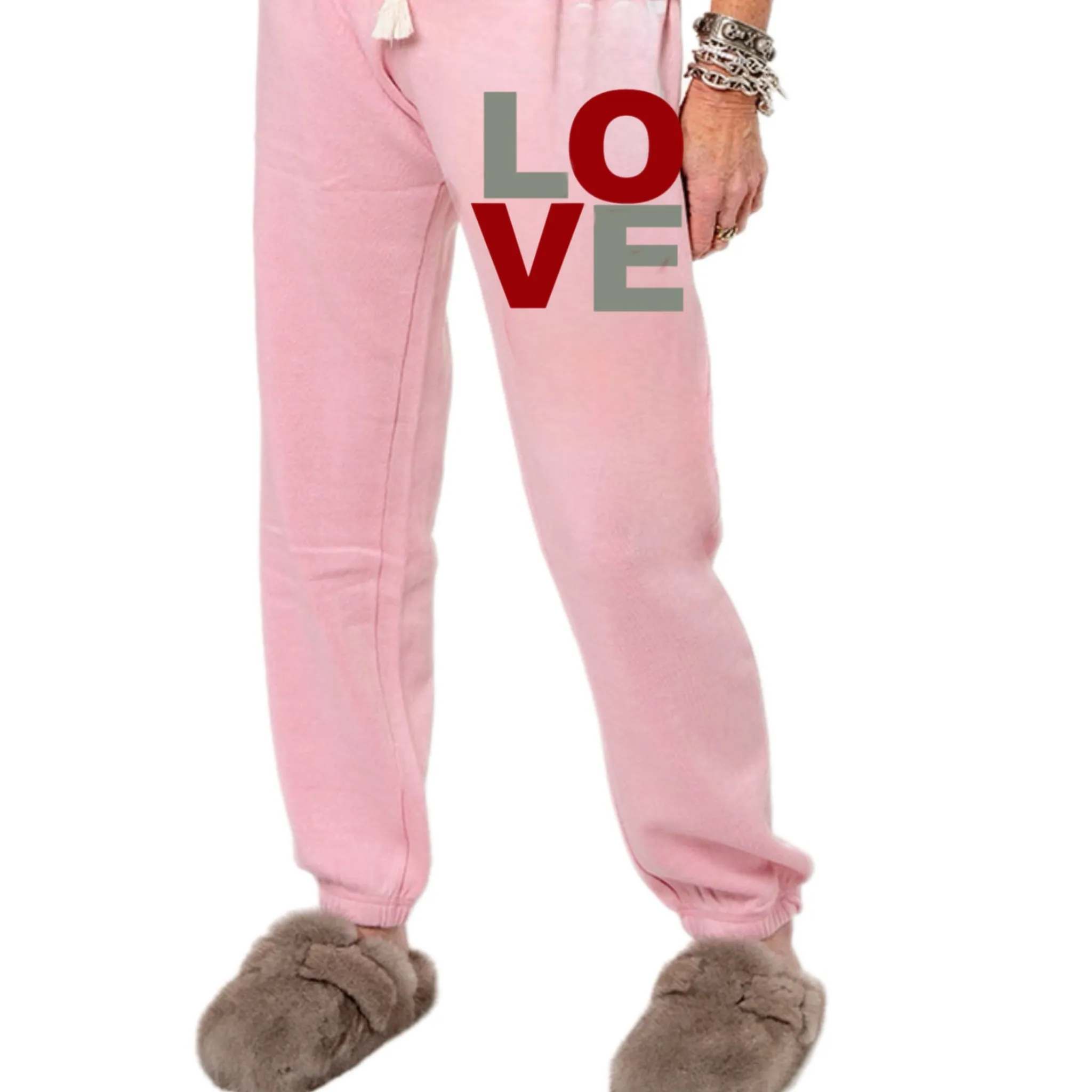 Love Boyfriend Pants Pink