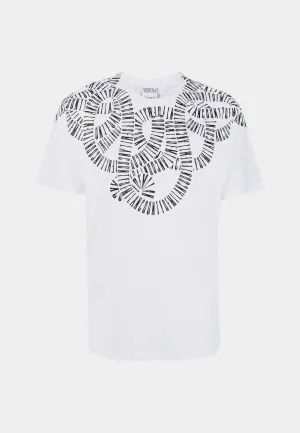 MARCELO BURLON Snake Wings Regular T-Shirt - White Black