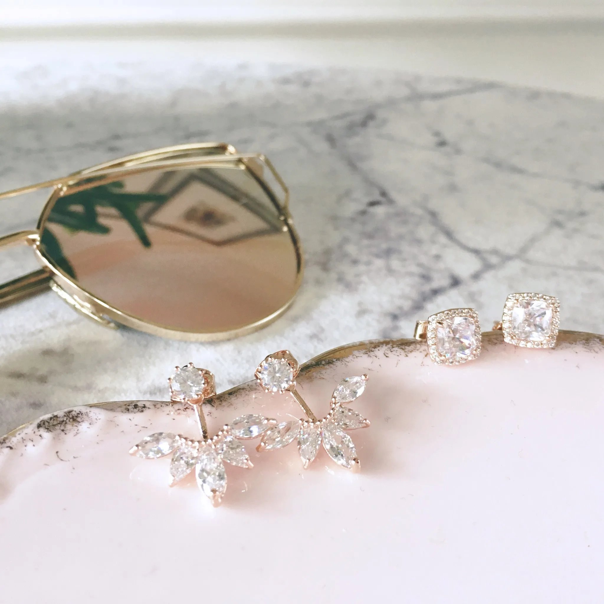 Marquise Jacket Earring