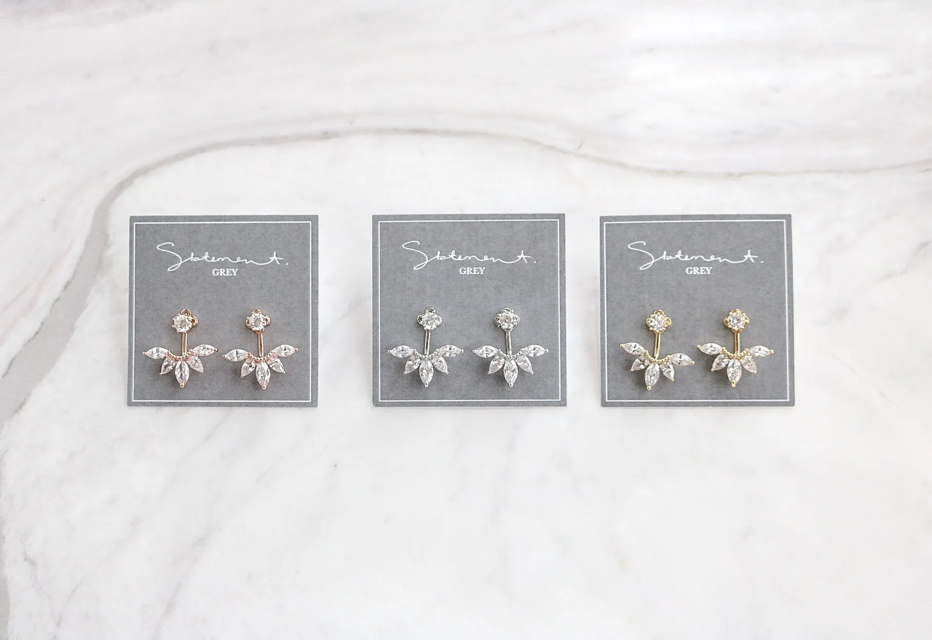 Marquise Jacket Earring