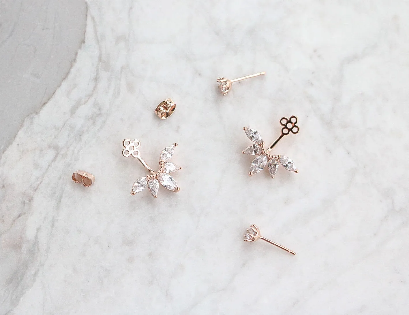 Marquise Jacket Earring