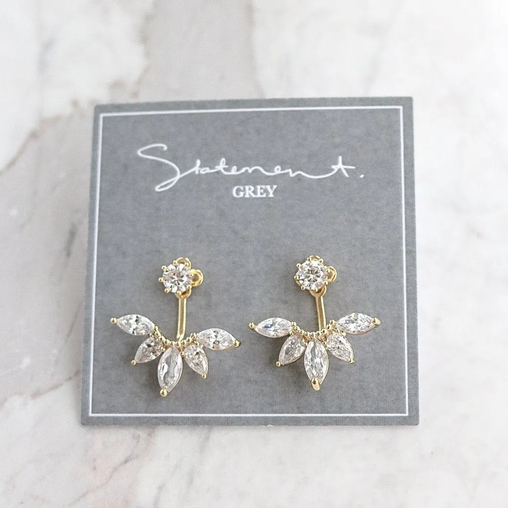 Marquise Jacket Earring