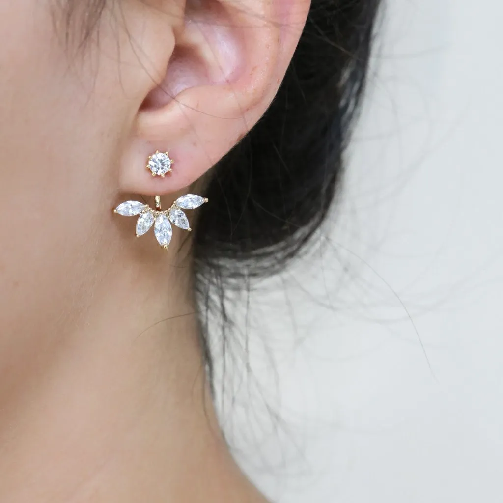 Marquise Jacket Earring