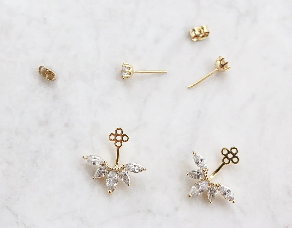 Marquise Jacket Earring
