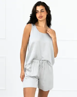 Marta Silky Soft Cami Silver & Pink