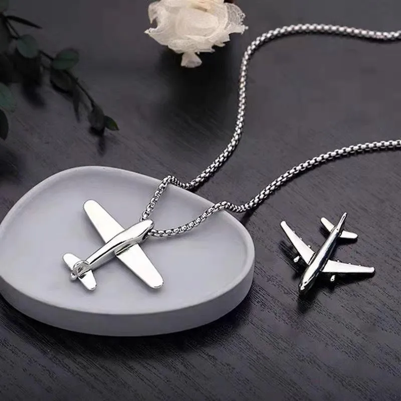 Men's Airplane Necklace 20904656L