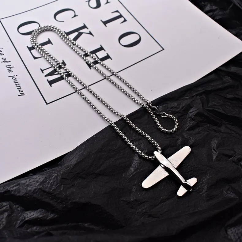 Men's Airplane Necklace 20904656L
