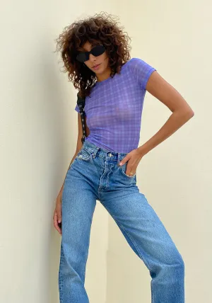 MINI TEE BABY PLAID