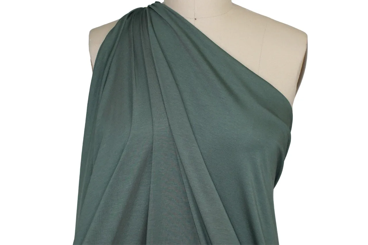 Modal Rayon Wide Jersey - Evergreen