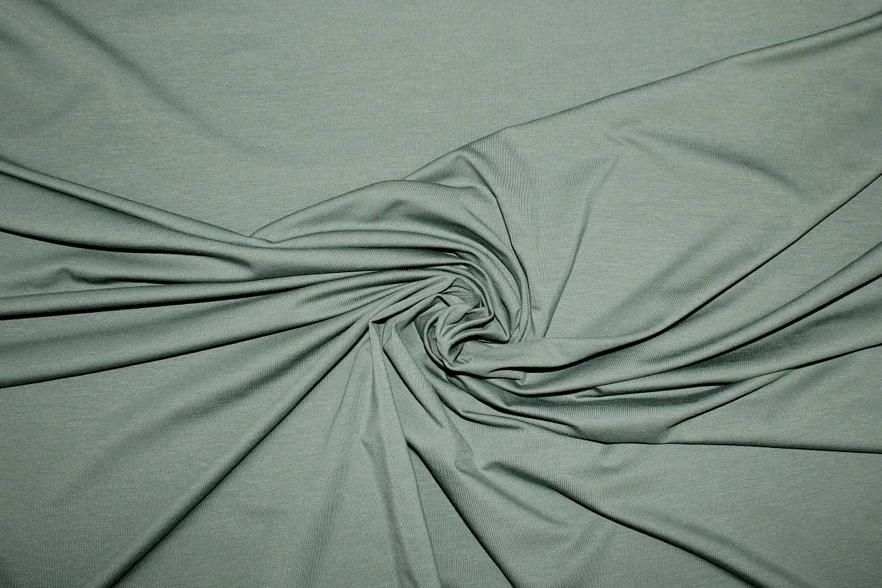 Modal Rayon Wide Jersey - Evergreen