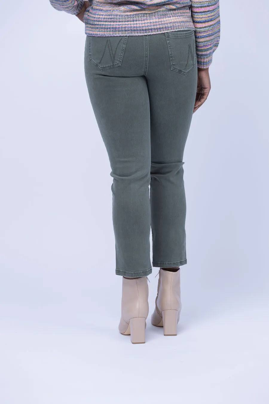 Nic Zoe 28" Colored Mid-Rise Jean in Briar