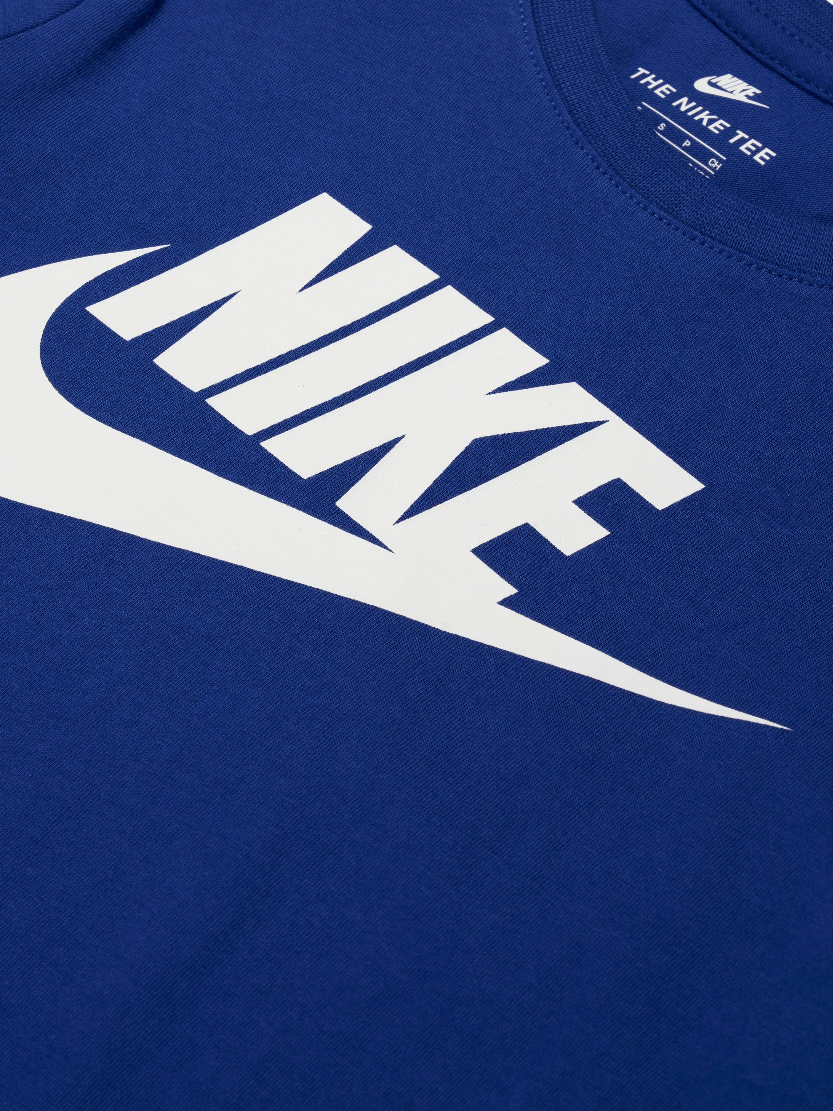 Nike Boys Futura T-Shirt in Blue