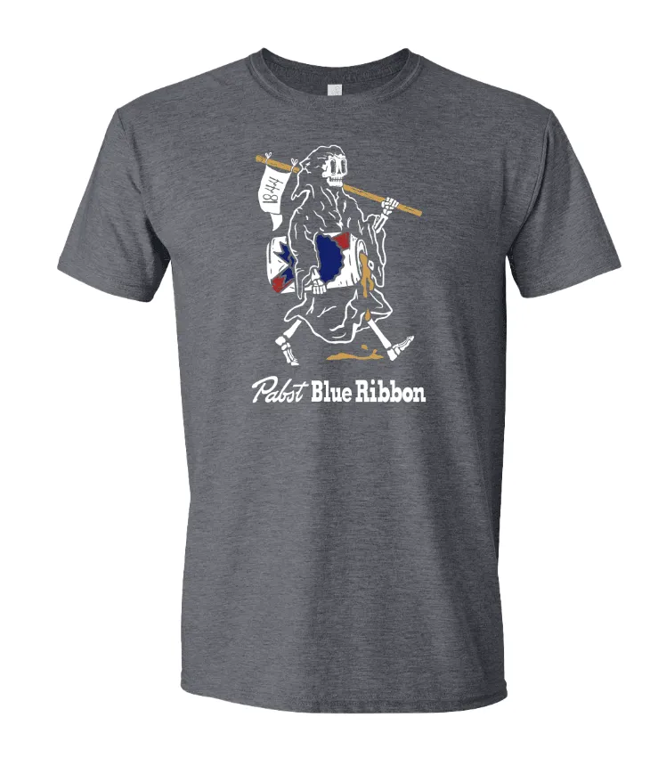 Pabst Blue Ribbon Grim Reaper (Grey) / Shirt