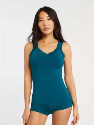 Peacock Iconic Cami with Shelf Bra