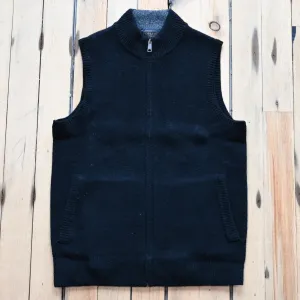 Pendleton Men's Wool Sweater Vest in Black Khaki