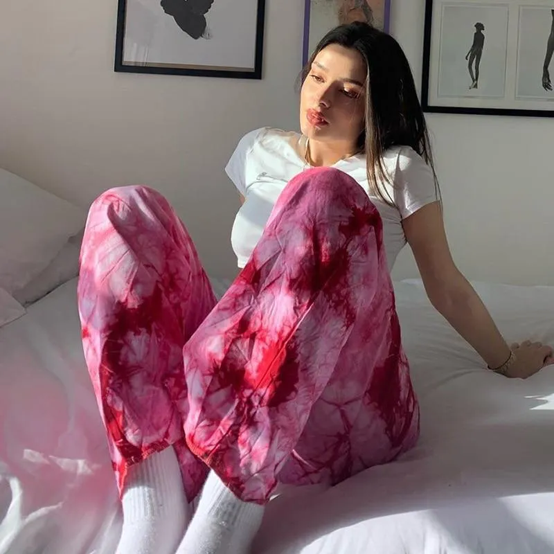 Pink Wide Leg Pants
