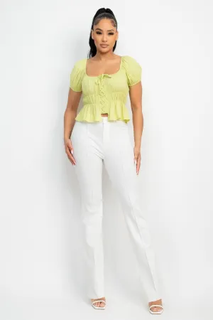 Pintuck Pant
