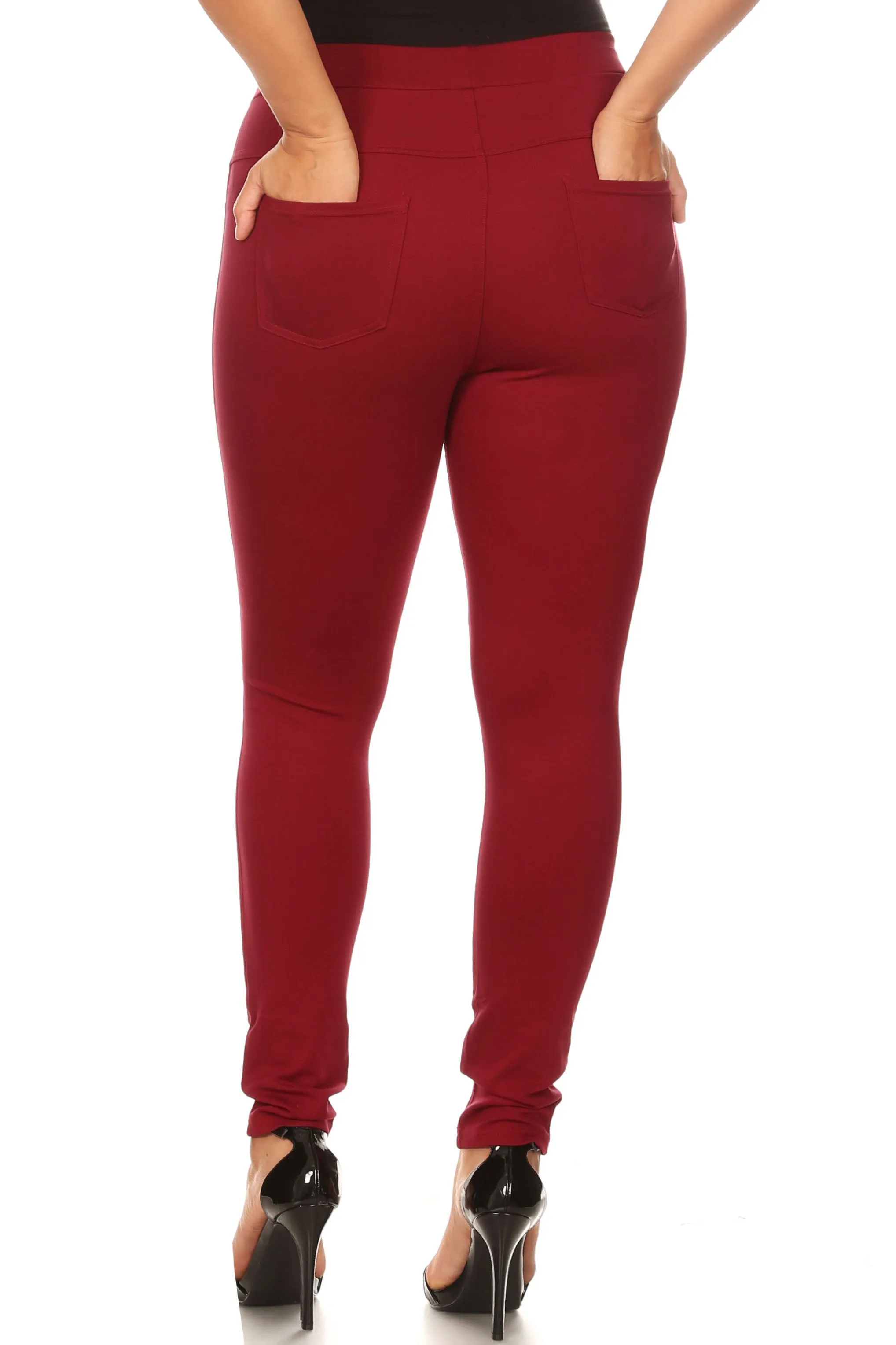 Plus Size Forever Chic Ponte Pants