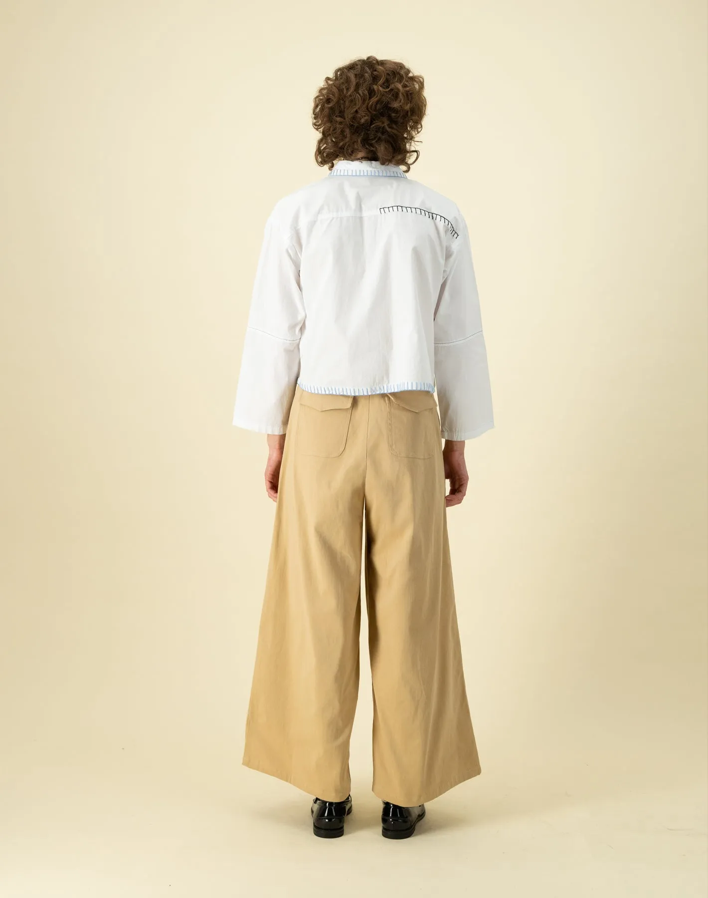 Pocket Pant in Beige