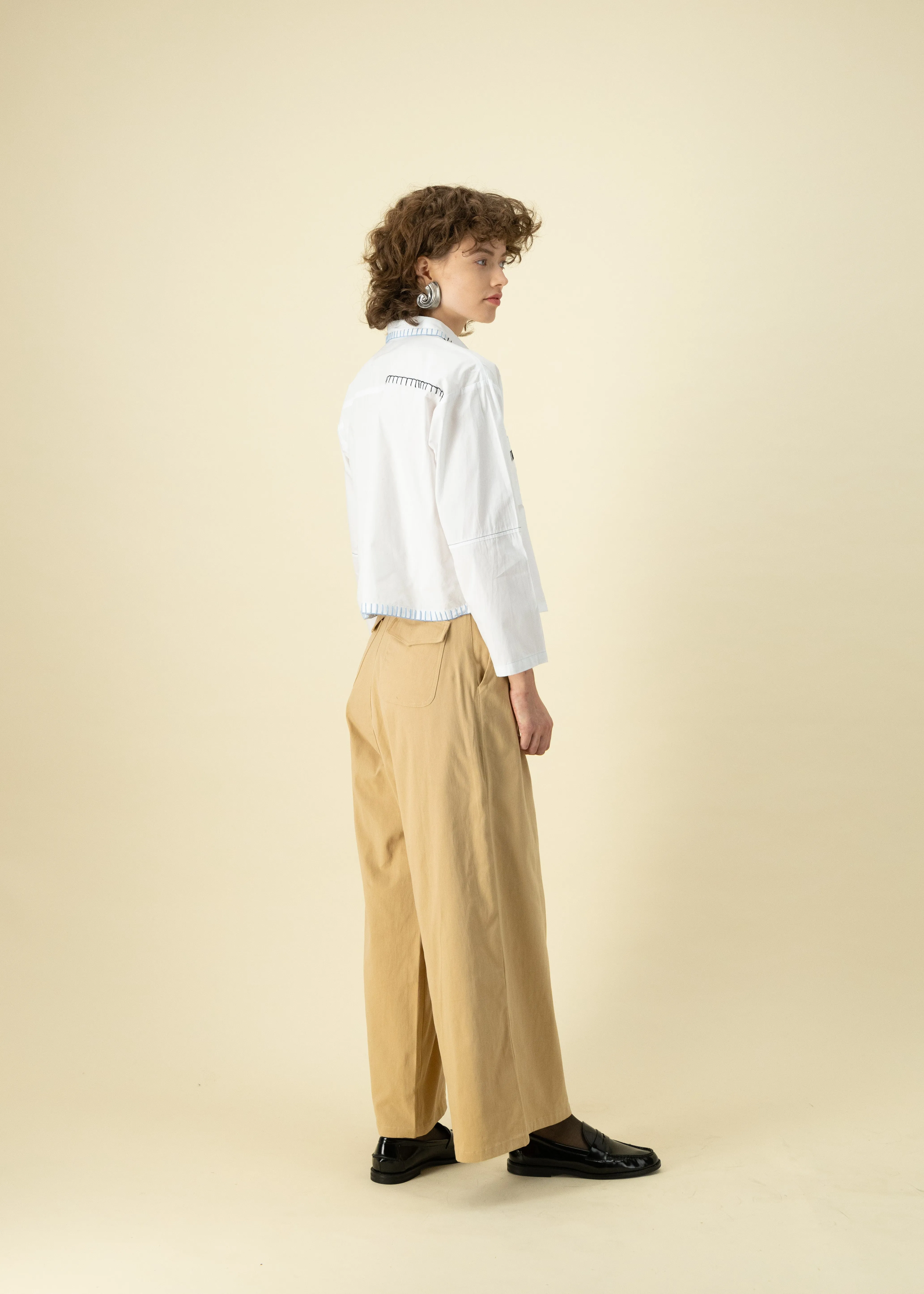 Pocket Pant in Beige