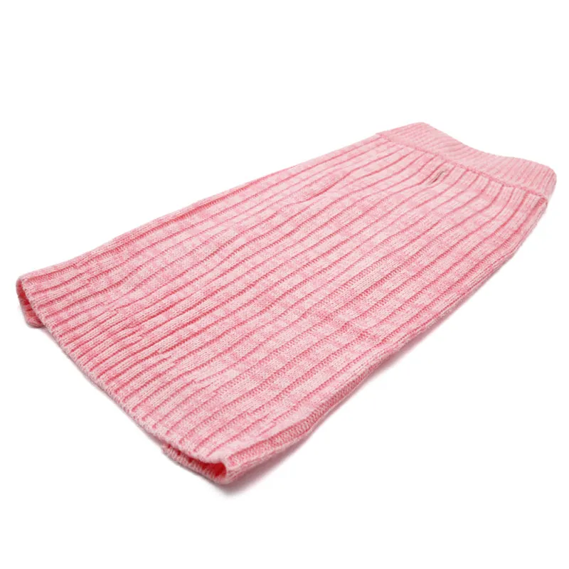 PP BASIC TURTLENECK PINK DOG SWEATER