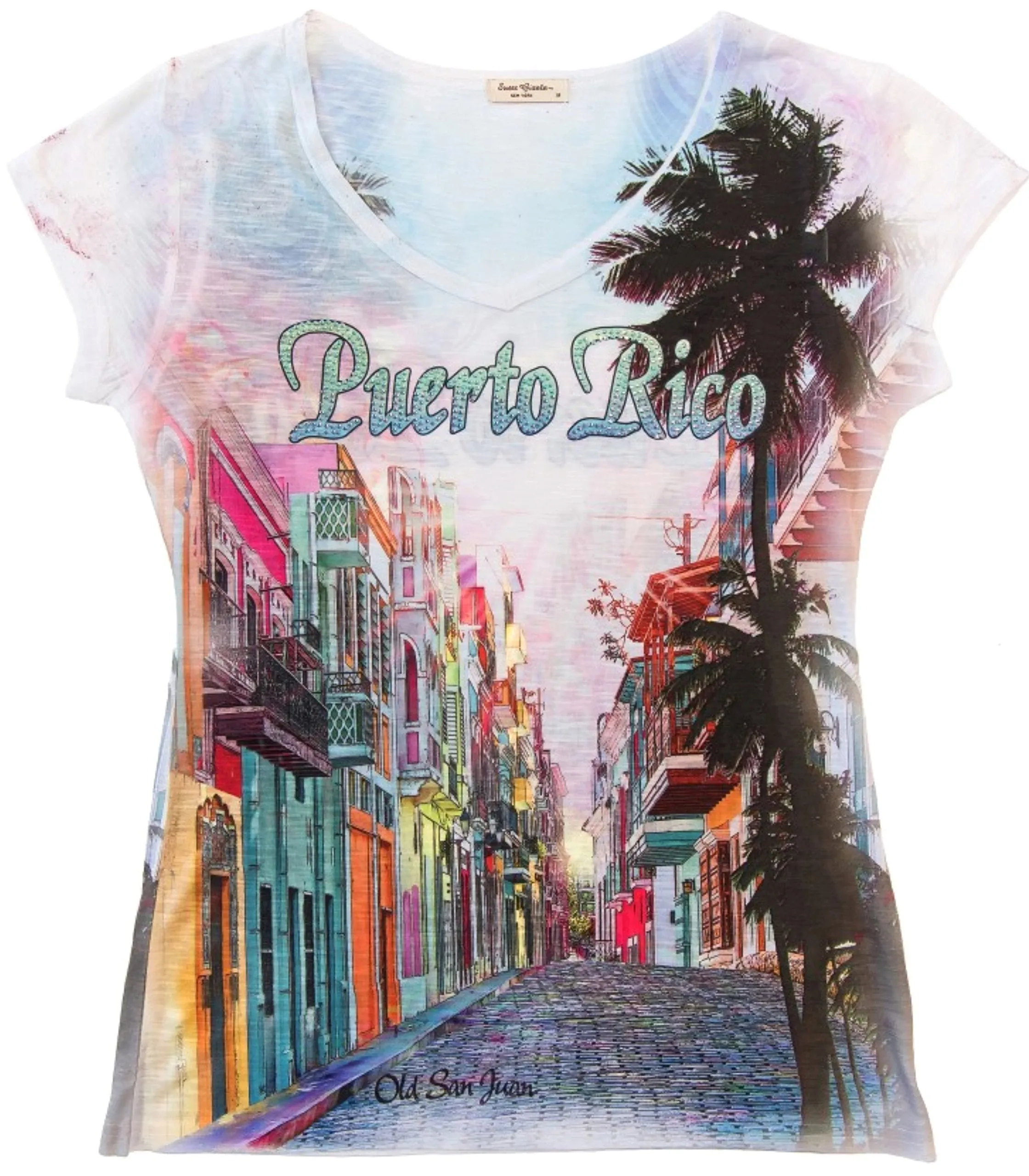 Puerto Rico Vneck T-Shirt