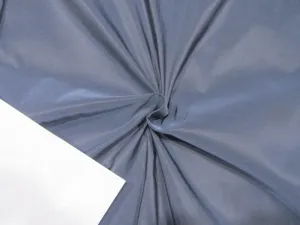 Pure SILK TAFFETA FABRIC blueish grey x black TAF279[10] 54&quot; wide