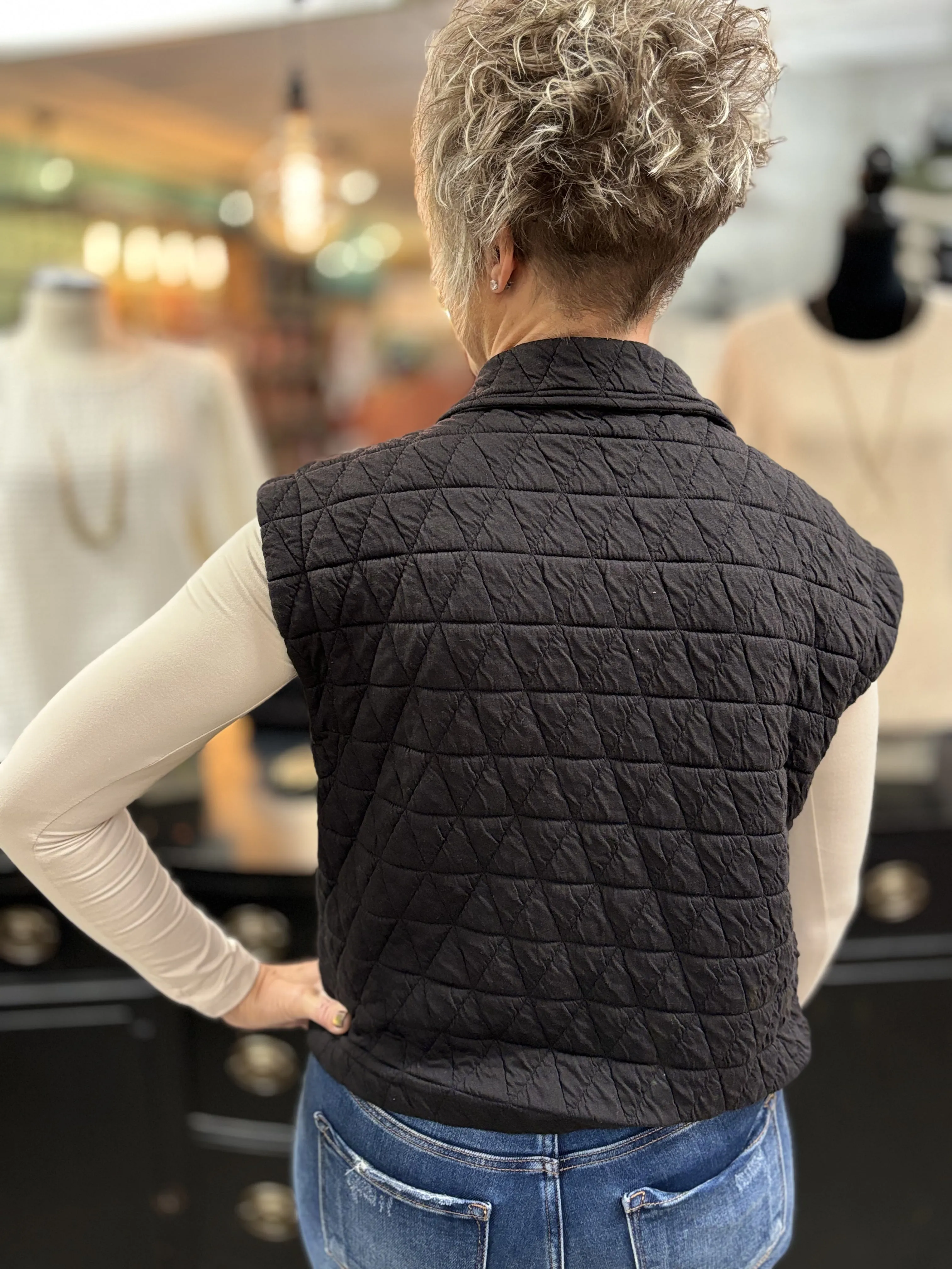 Quinn Quilted Utility Vest