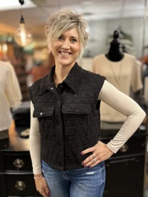 Quinn Quilted Utility Vest